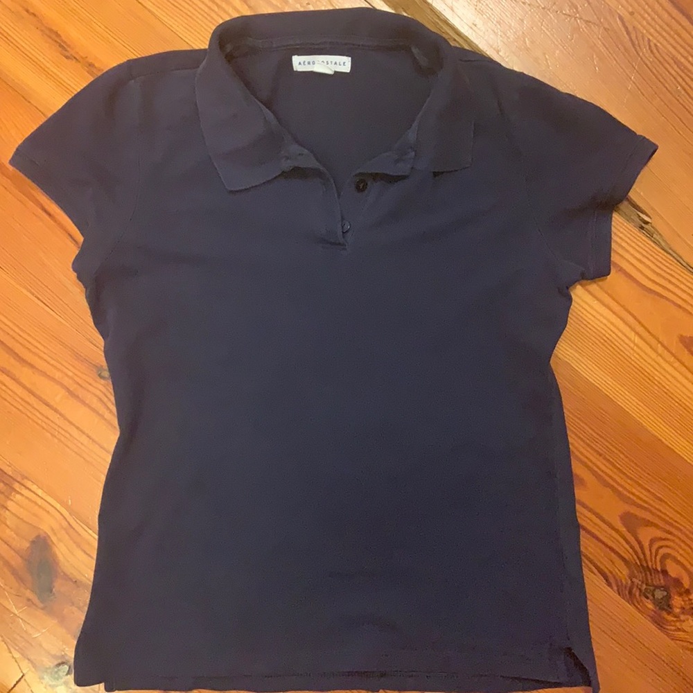 🌼🌼🌼Aeropostale Girls Uniform Shirt/Polo in Dark Blue